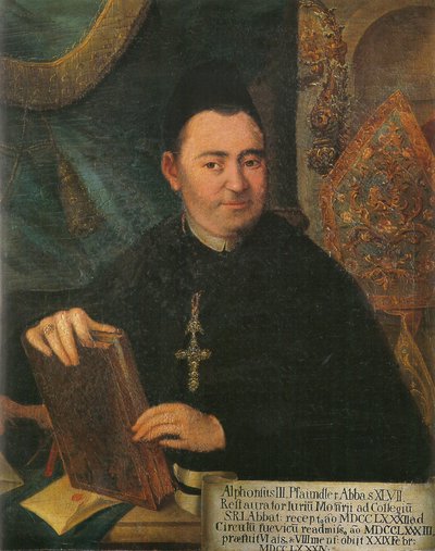 The 47th Abbot, Alfons Pfaundler by Unknown